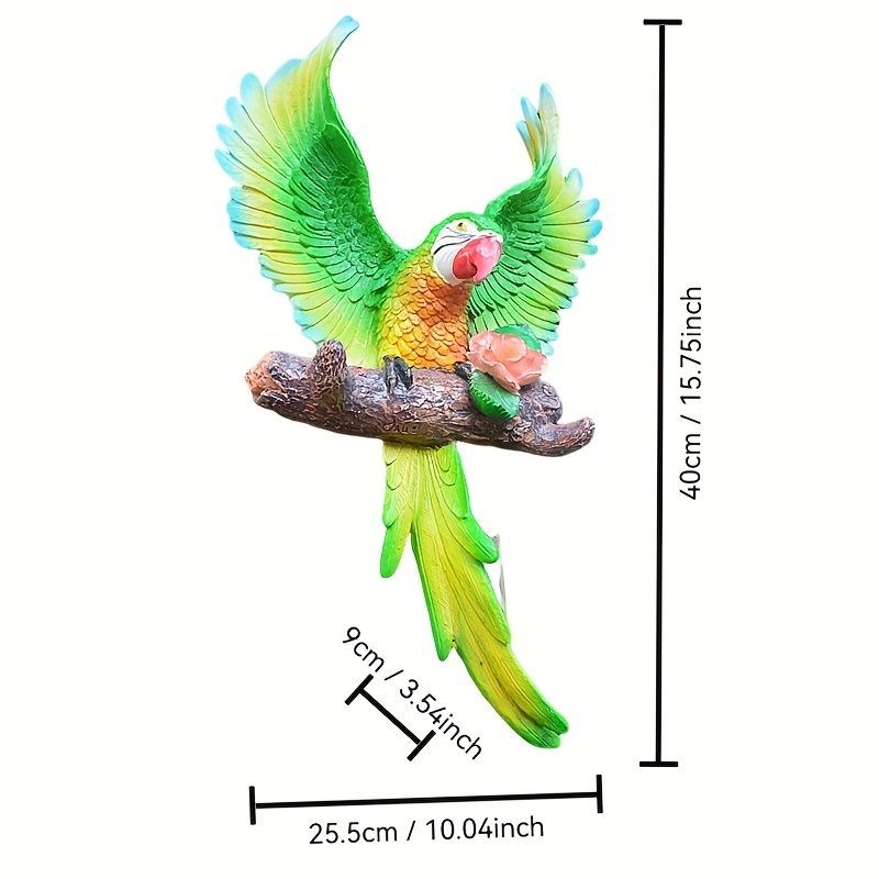 枝に止まっているオウム
