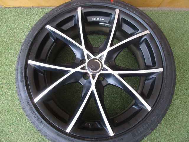 送料込み M’Zスピード ジュリア 215|40R18 ラヂアルタイヤ４本SET プリウス FT86 BRZ