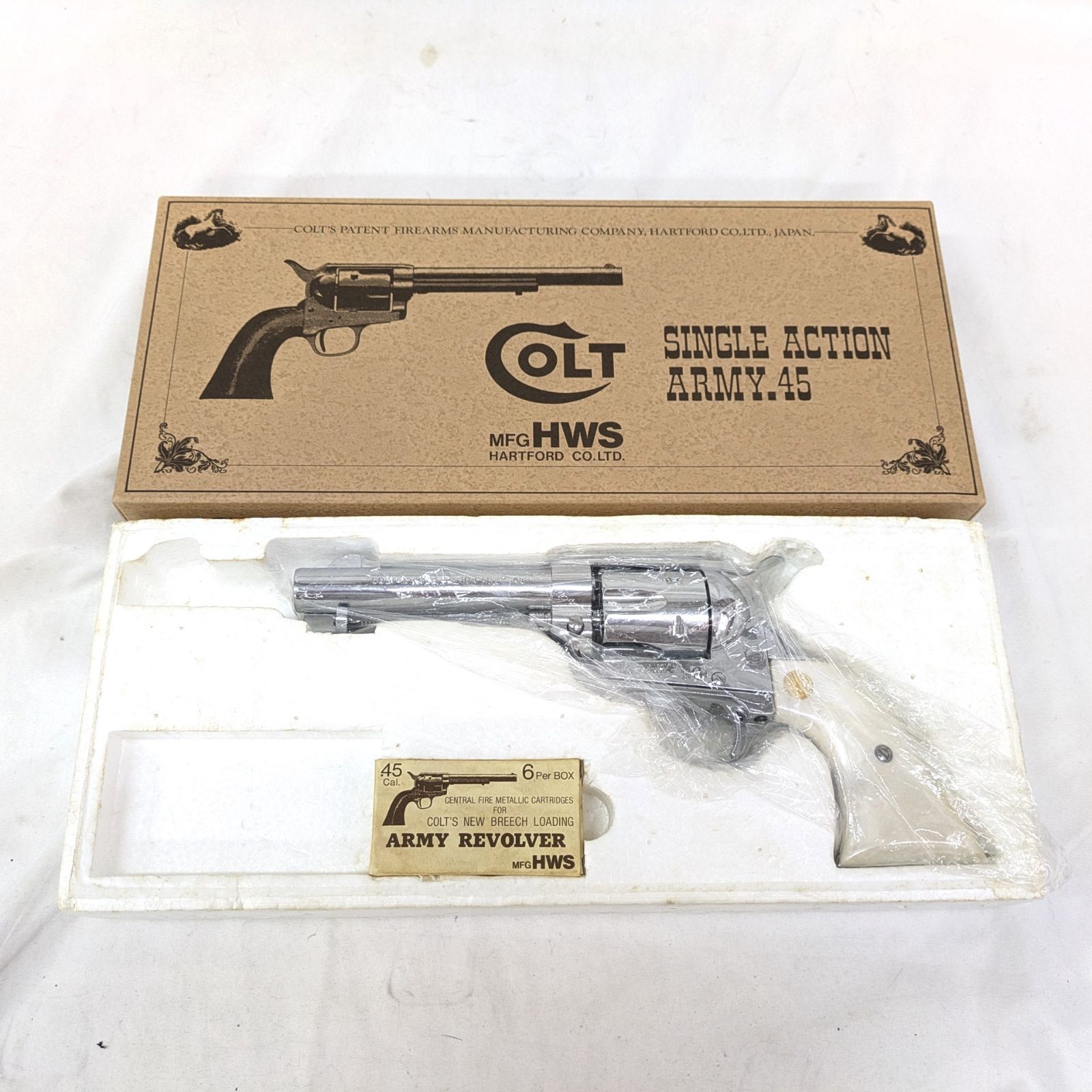 B05 MFG HWS ハートフォード モデルガン COLT シルバー コルト シングルアクションアーミー 45 リボルバー SMG