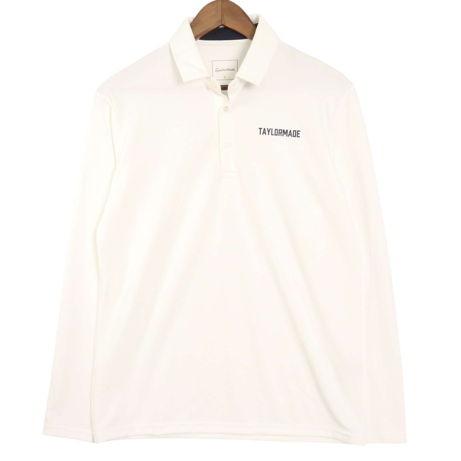 テーラーメイド　ストレッチ　長袖ポロシャツ TaylorMade テーラーメイド ゴルフ 通年☆ 長袖 ポロシャツ Sz.L