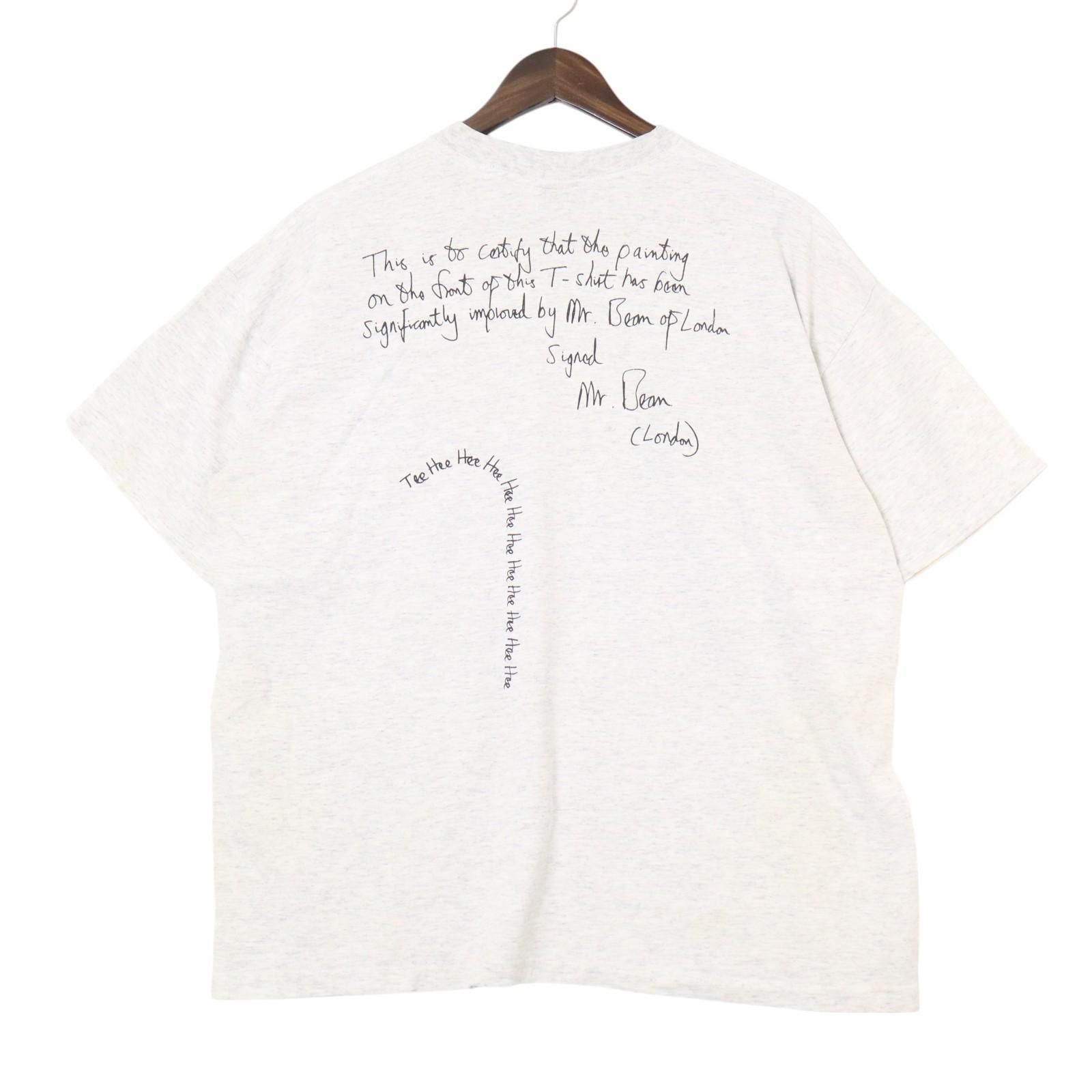 90年代 USA製 PolyGram Mr.ビーン モナリザ モナビーン 半袖Tシャツ 