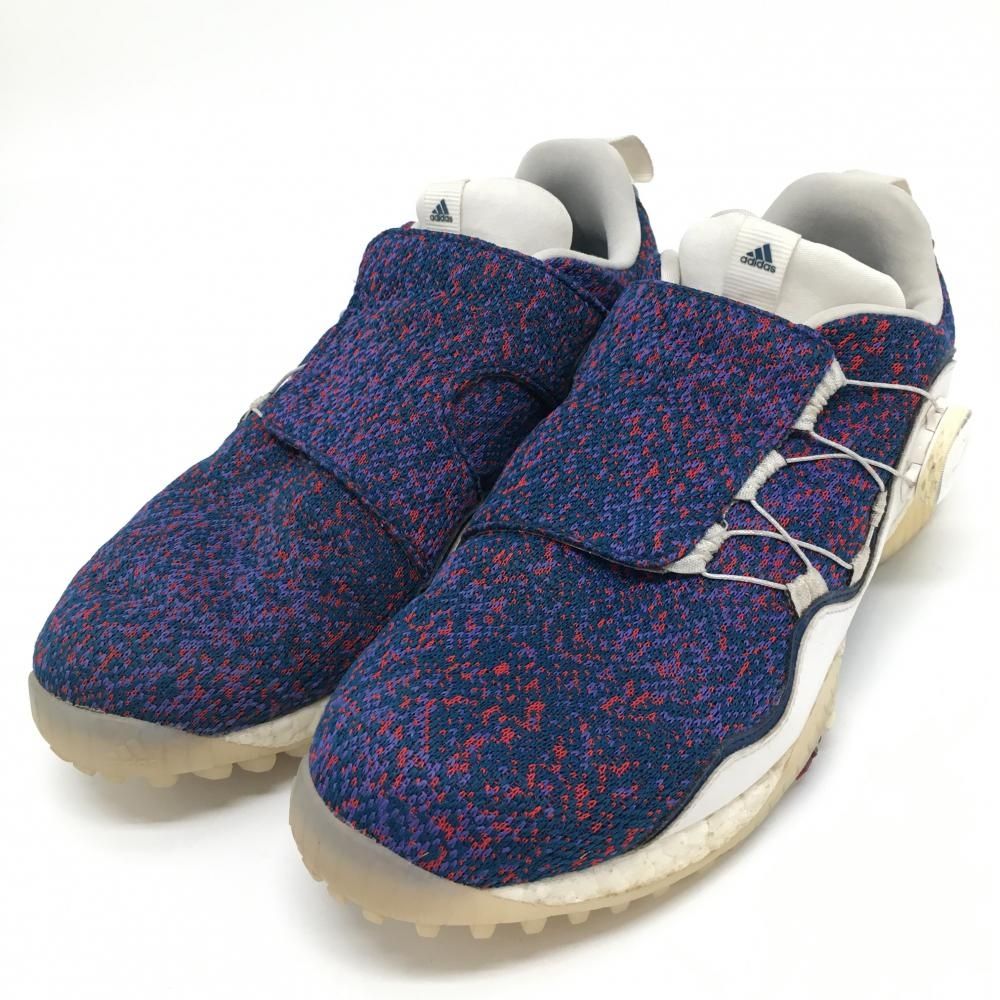 SALE20％OFF【美品】アディダス ゴルフシューズ パープル×レッド FW5631 BOA コードカオス レディース 24.0 ゴルフウェア adidas