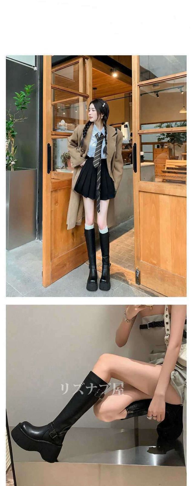 CELINE セリーヌ ロングブーツ 36.5 23.5cm グレー フリンジ WT4-2