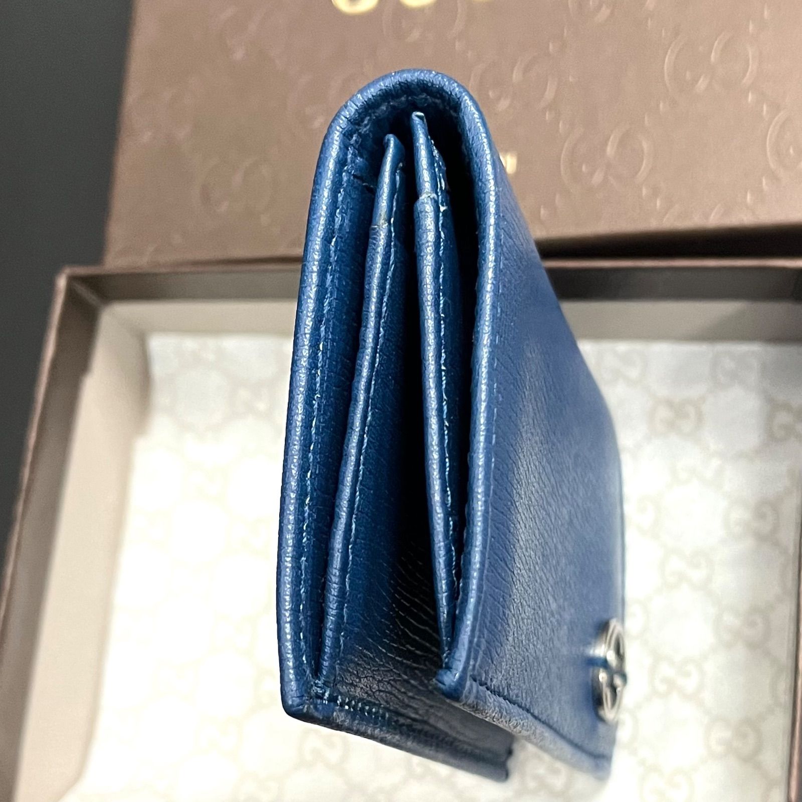 美品☆GUCCI グッチ レザー カードケース 名刺入れ 310598モデル