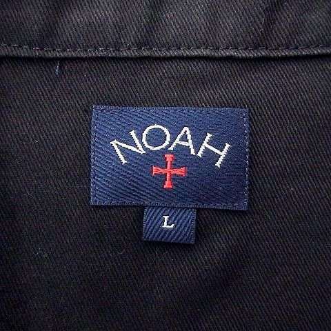 Noah nyc Lab Coat NOAH 黒コート シャツジャケット ノア NOAH 22AW LAB COAT ショップ コート L 黒 ブラック