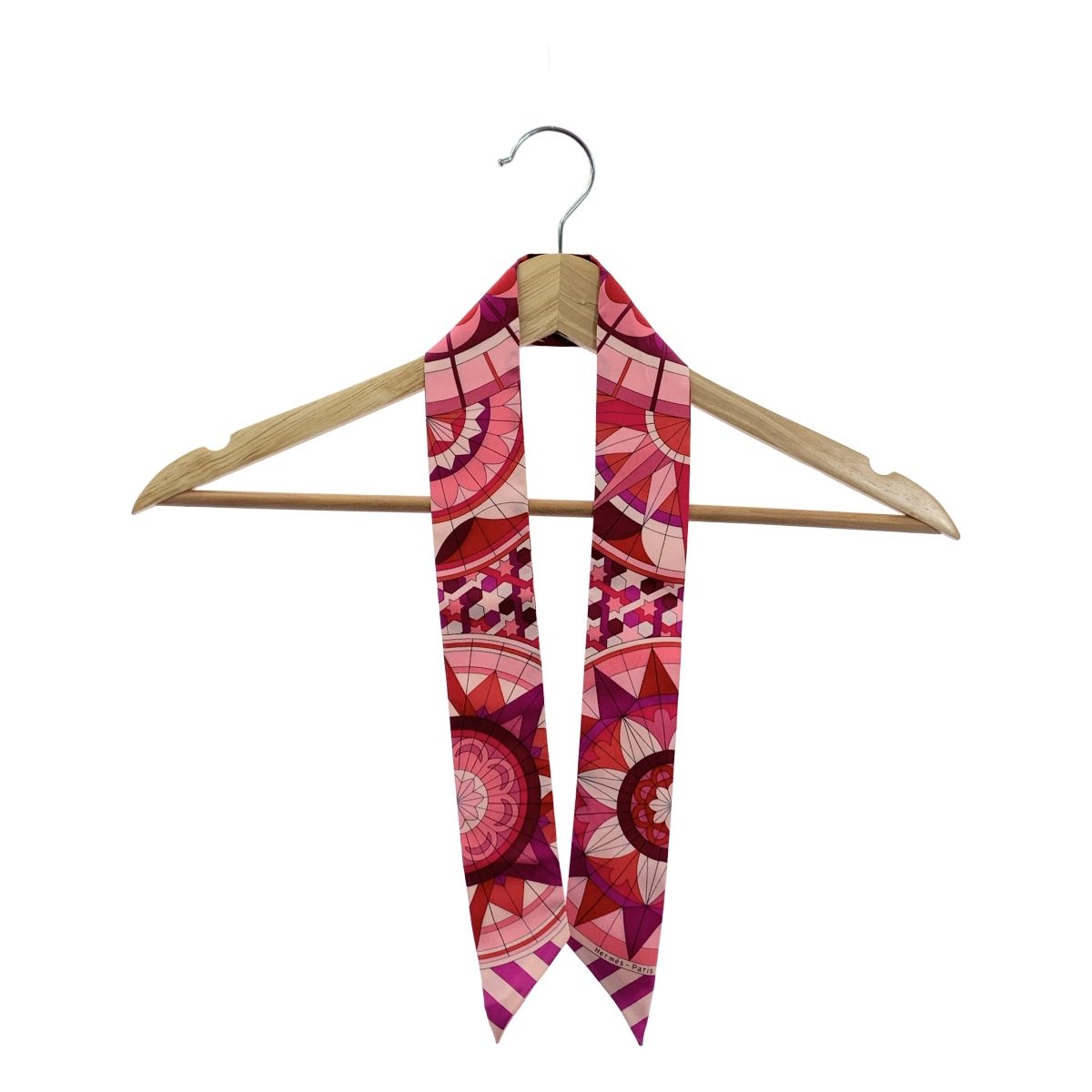 HERMES | エルメス | Rose de compas 羅針盤のバラ | シルク ツイリー スカーフ | ピンク