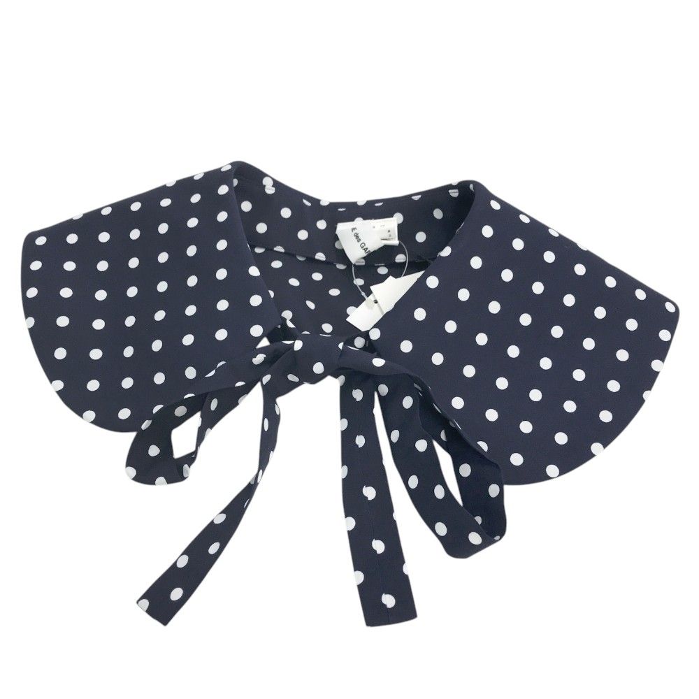 COMME des GARCONS コムデギャルソン NI-V001 付け襟 ドット ネイビー系 240101437239