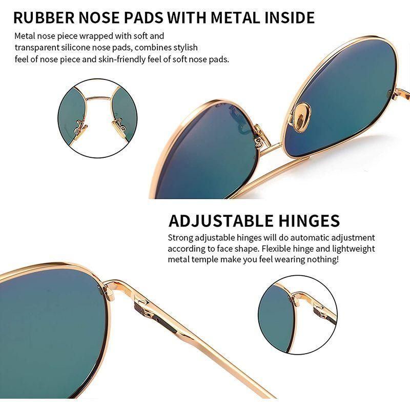 ライトゴールドフレーム ピンクミラーレン