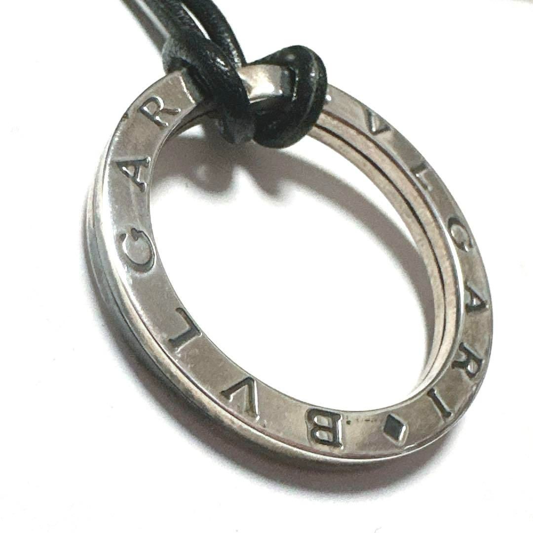 ブルガリ BVLGARI キーリング ネックレス シルバー925 美品 極美品