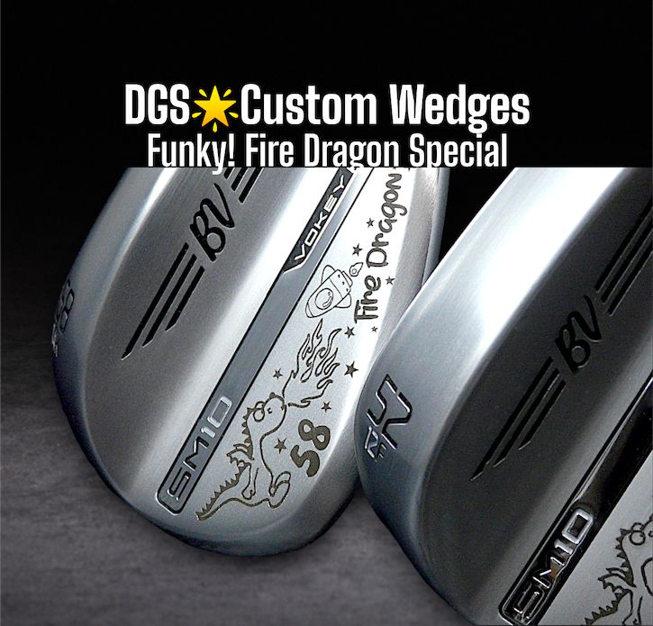 タイトリストVOKEY SM10☆ファイヤードラゴンカスタム・DGS 52＆58
