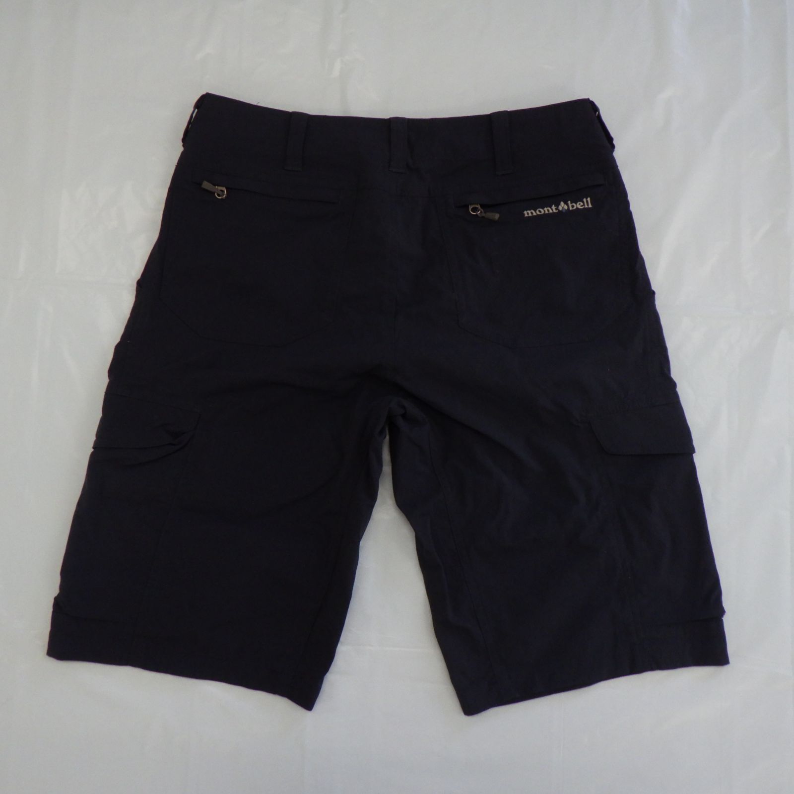 モンベル　ナイロン　パンツ　ブラック U.L.ストレッチ ウインドパンツ Men's｜モンベル