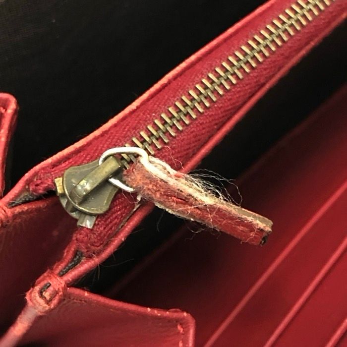 GUCCI グッチ GGスプリーム チェリー ラウンドファスナー 長財布