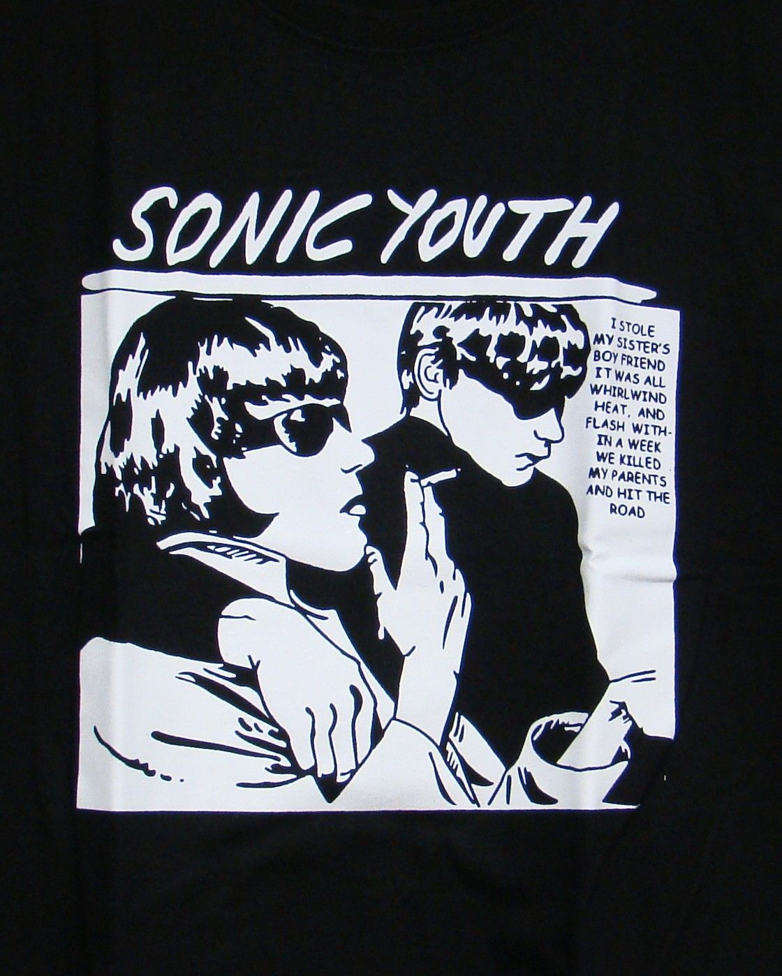 ヴィンテージ✨ソニックユース Tシャツ GOO ライブポスター bonjour records(ボンジュールレコード) / Sonic Youth/ソニック