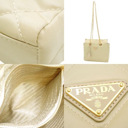 PRADA(プラダ) キルティング チェーンショルダーバッグ ショルダー 
