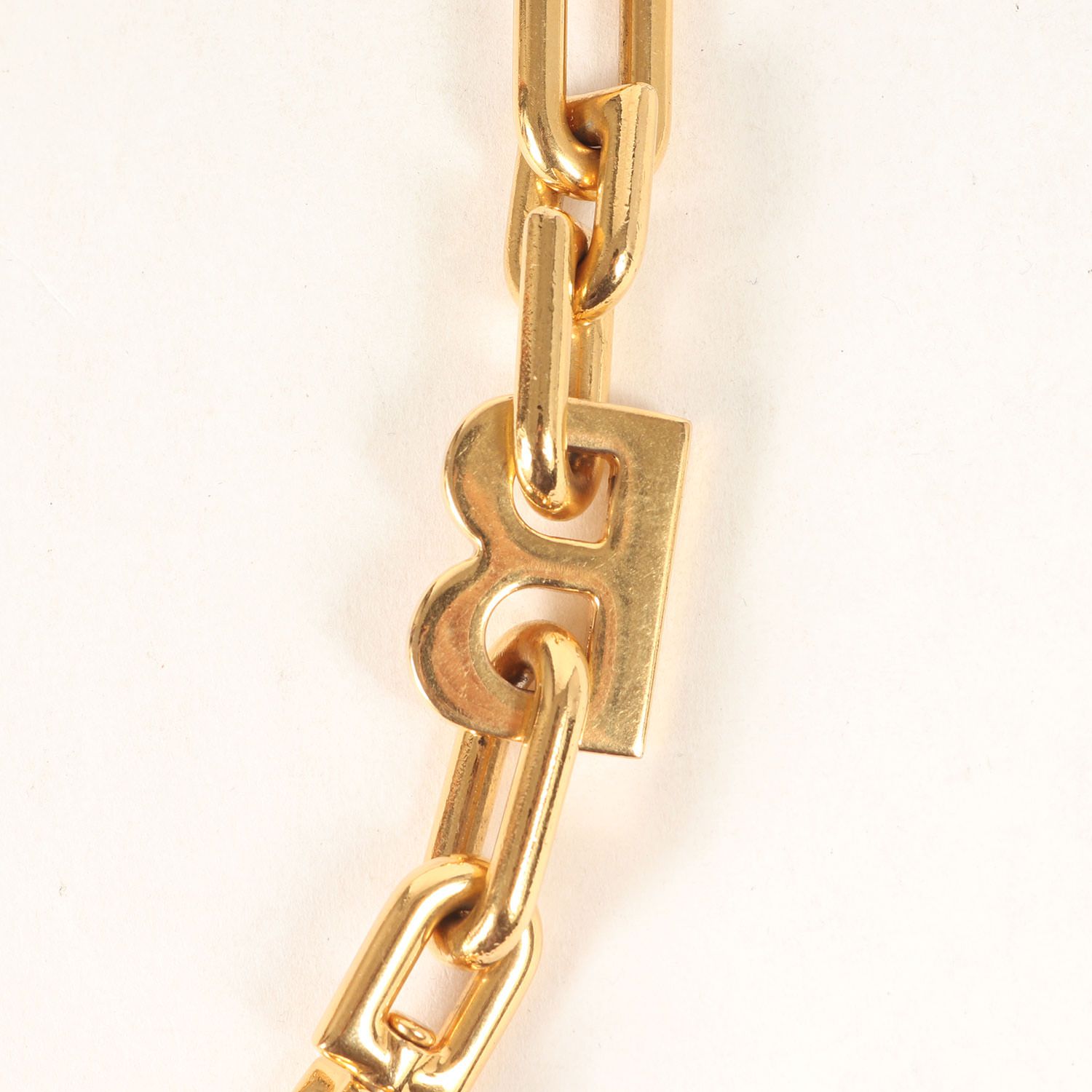 BALENCIAGA ゴールドネックレス 専用ポーチ付き BALENCIAGA】チェーン ネックレス ロゴ ゴールド 送料込