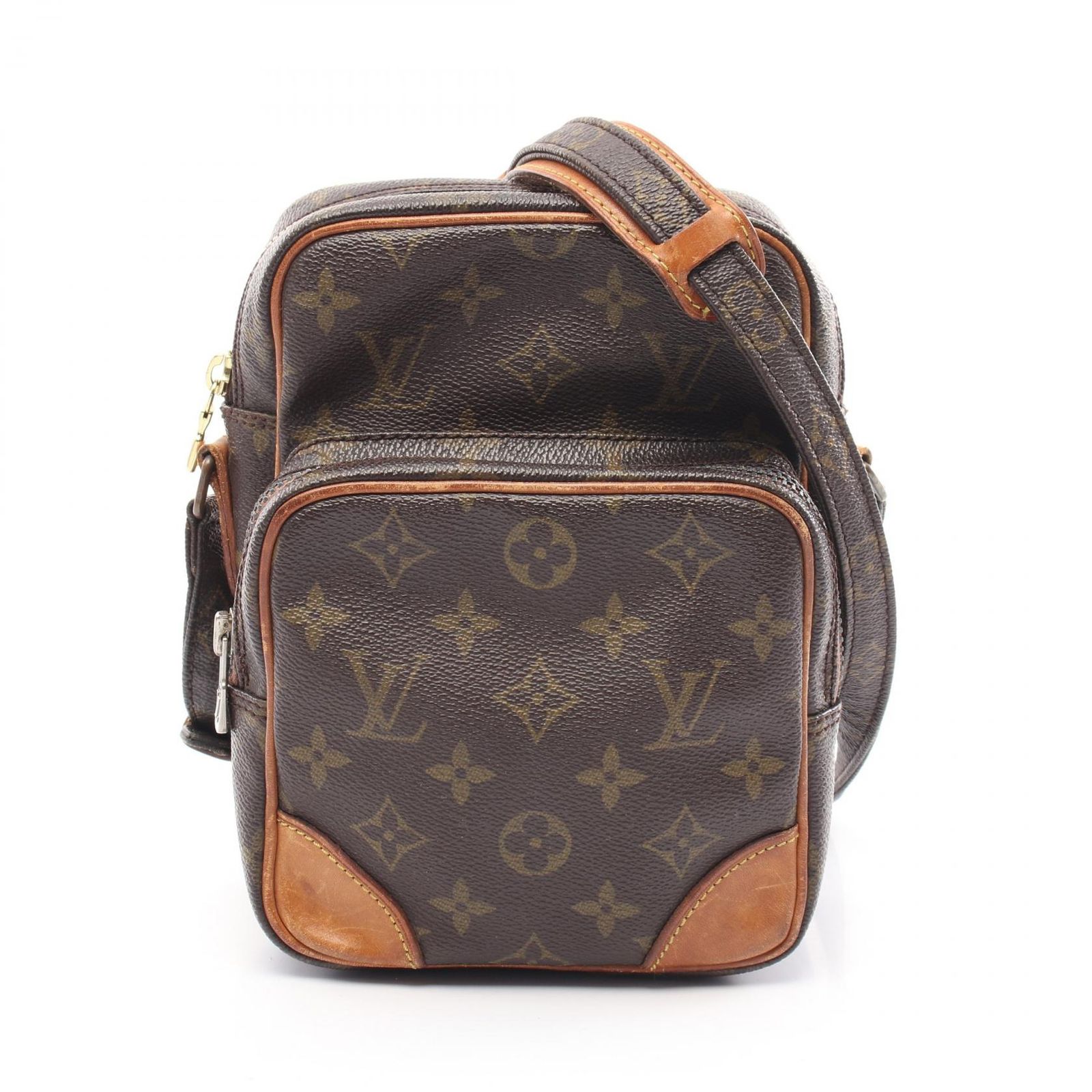 ルイ ヴィトン LOUIS VUITTON ショルダーバッグ アマゾン M45236 PVCコーティングキャンバス レザー アマゾン レディース Used C
