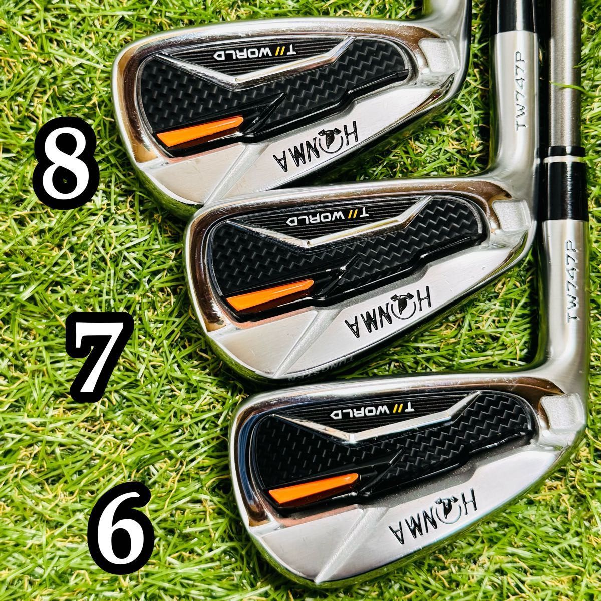 【レフティ】初心者推奨 ホンマ TW747P メンズアイアンセット 6本 S レフティ】初心者推奨 ホンマ TW747P メンズアイアンセット 6本 S