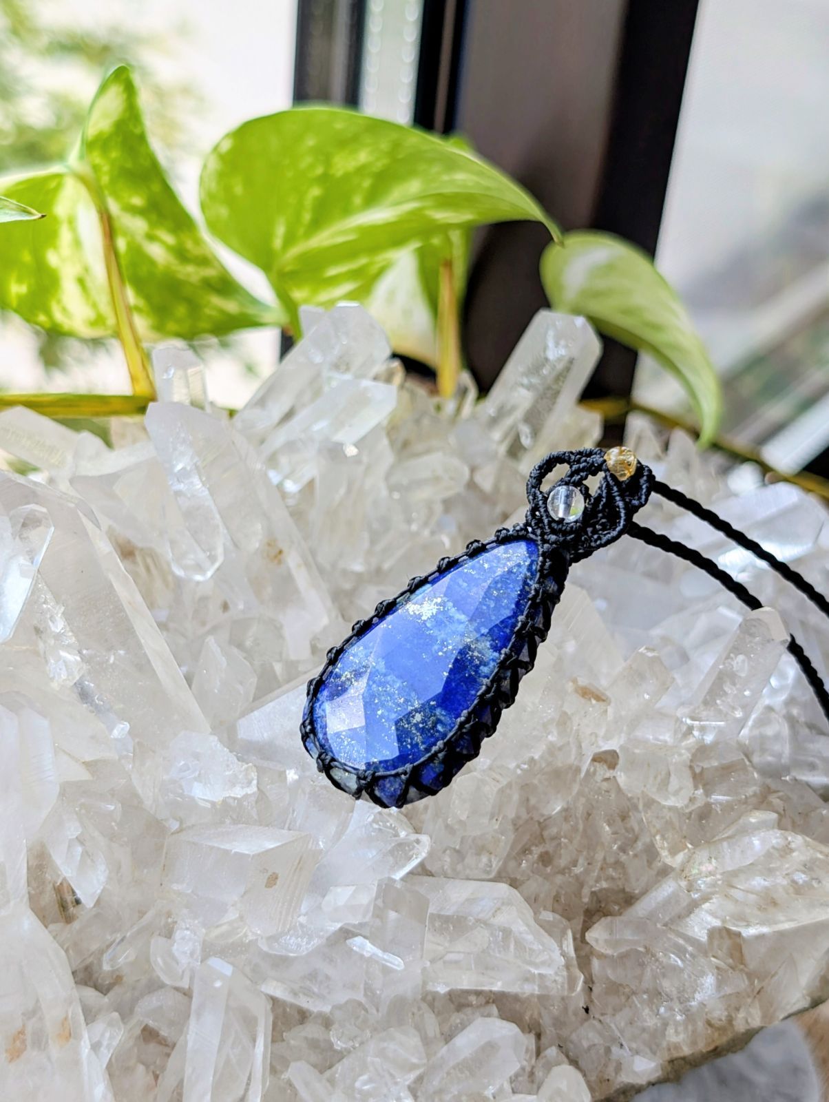 ファセットカット入り ラピスラズリ