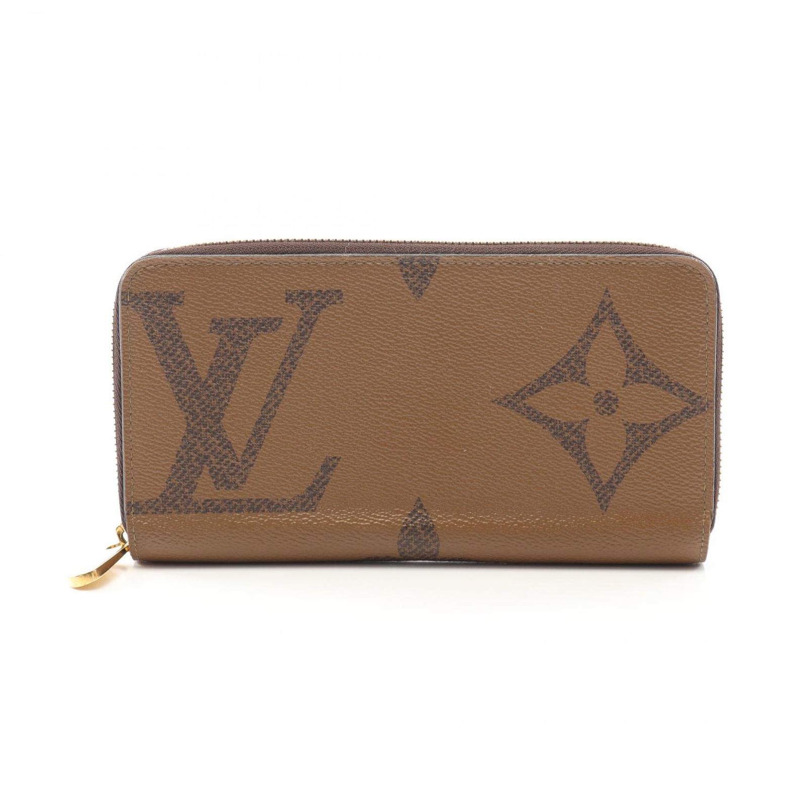 ルイヴィトン 長財布 モノグラム リバース ジッピーウォレット 茶 1493 LOUIS VUITTON ルイ・ヴィトン ジッピーウォレット モノグラム