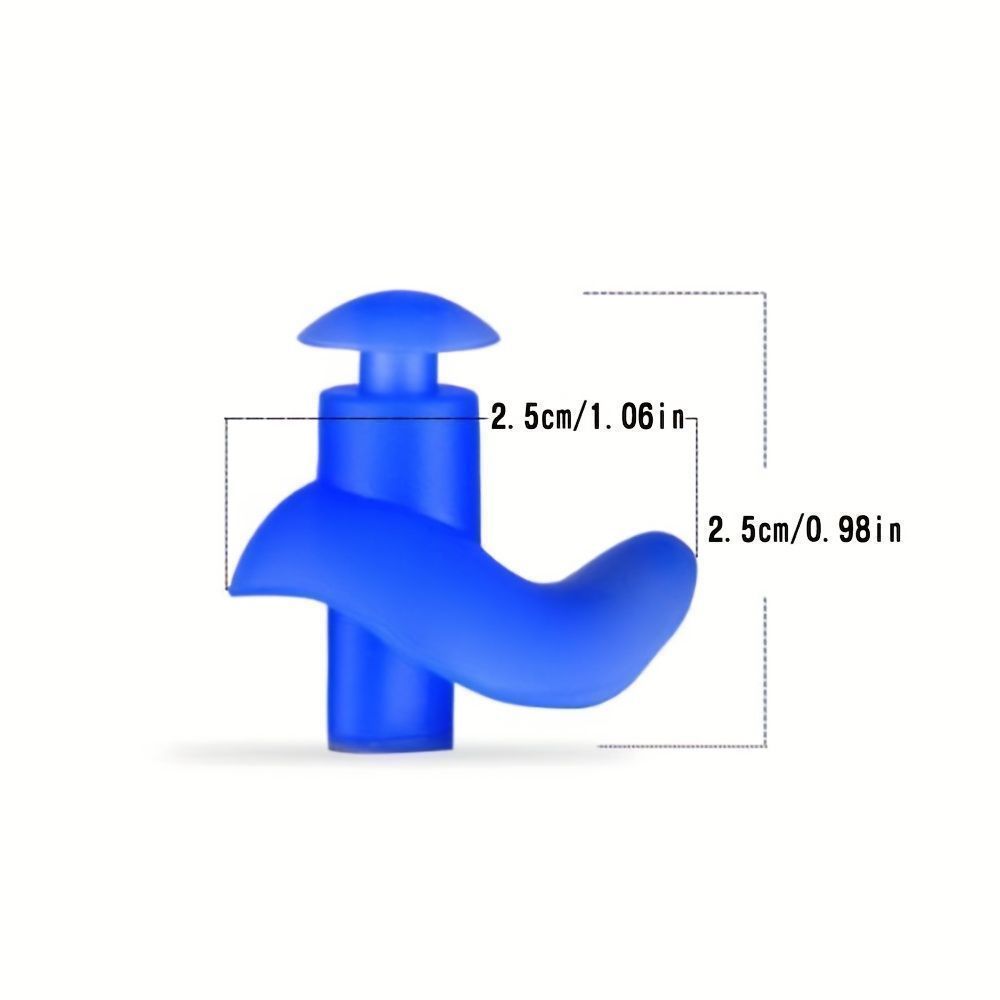 防水プロフェッショナル水泳用シリコン耳栓 ソフトノイズリダクションスパイラル耳栓