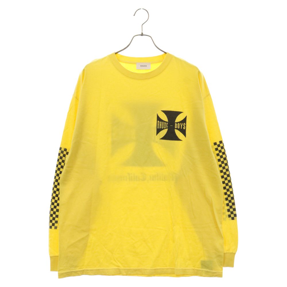 RHUDE BOYS/長袖Tシャツ/M RHUDE (ルード) Rhude Boys Cotton Long Sleeve ルードボーイズ