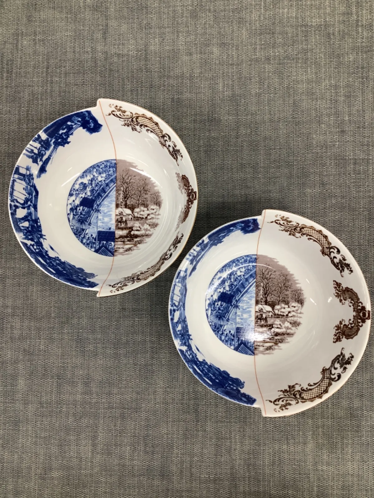 【週末セール】seletti セレッティ　ボウル　茶碗　2個セット セレッティ ハイブリッド - Seletti Hybrid | SLT HYB bowl 25cm