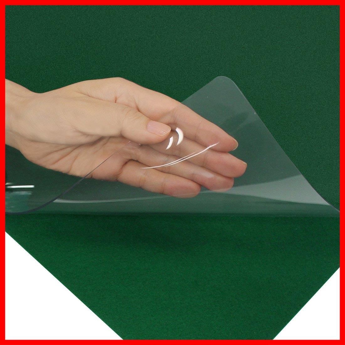 軟質 透明 エコノミータイプ デスクマット 下敷付 1045×715mm プラス 41-067