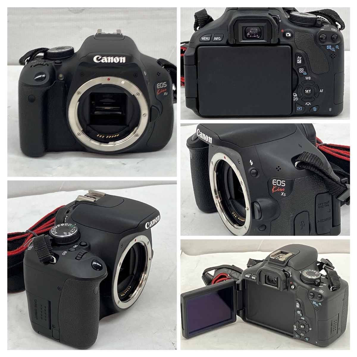 Canon EOS Kiss X5 一眼レフ カメラ ダブル レンズ キット EF-S18-55mm F3.5-5.6 IS II  EF-S55-250mm F4-5.6 IS キヤノン 中古 C9523423 - メルカリ