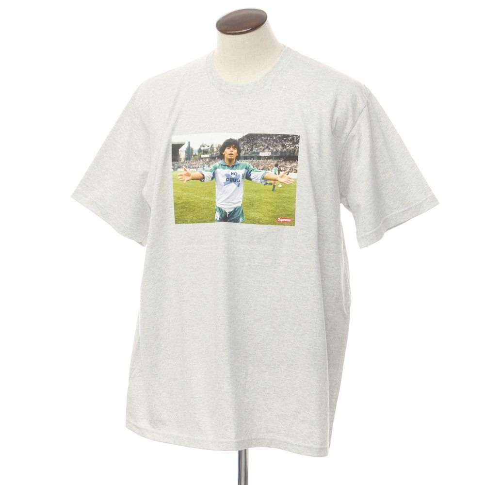 ◼️新品未使用◼️アッシュグレー◼️Ｌ◼️supreme◼️Maradona Tee◼️ ◼️新品未使用◼️アッシュグレー◼️M◼️supreme◼️Maradona