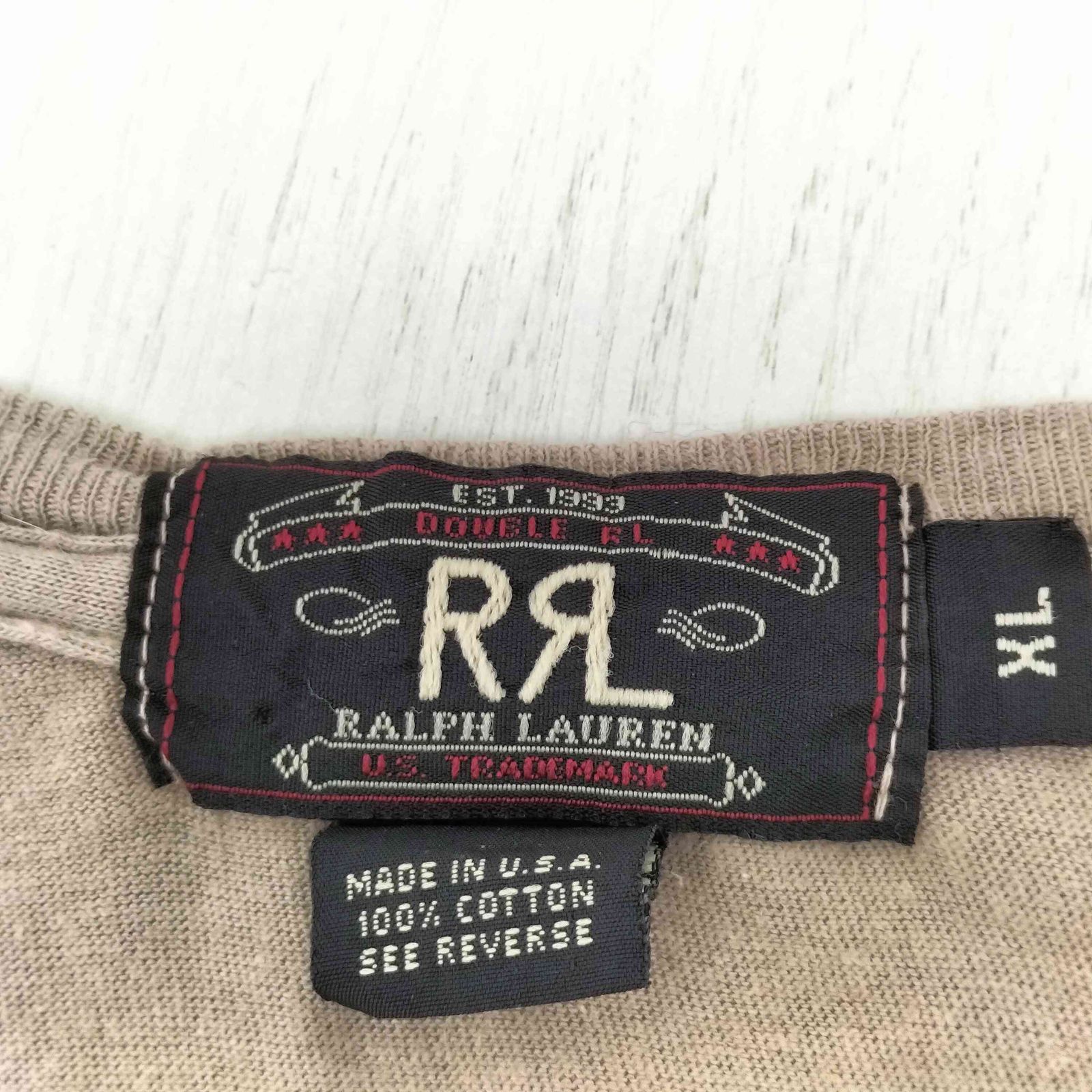 90s RRL 三ツ星タグ 半袖 ニット ポロシャツ Ralph Lauren RRL ダブルアールエル 90s 三ツ星タグ チェック 半袖 シャツ