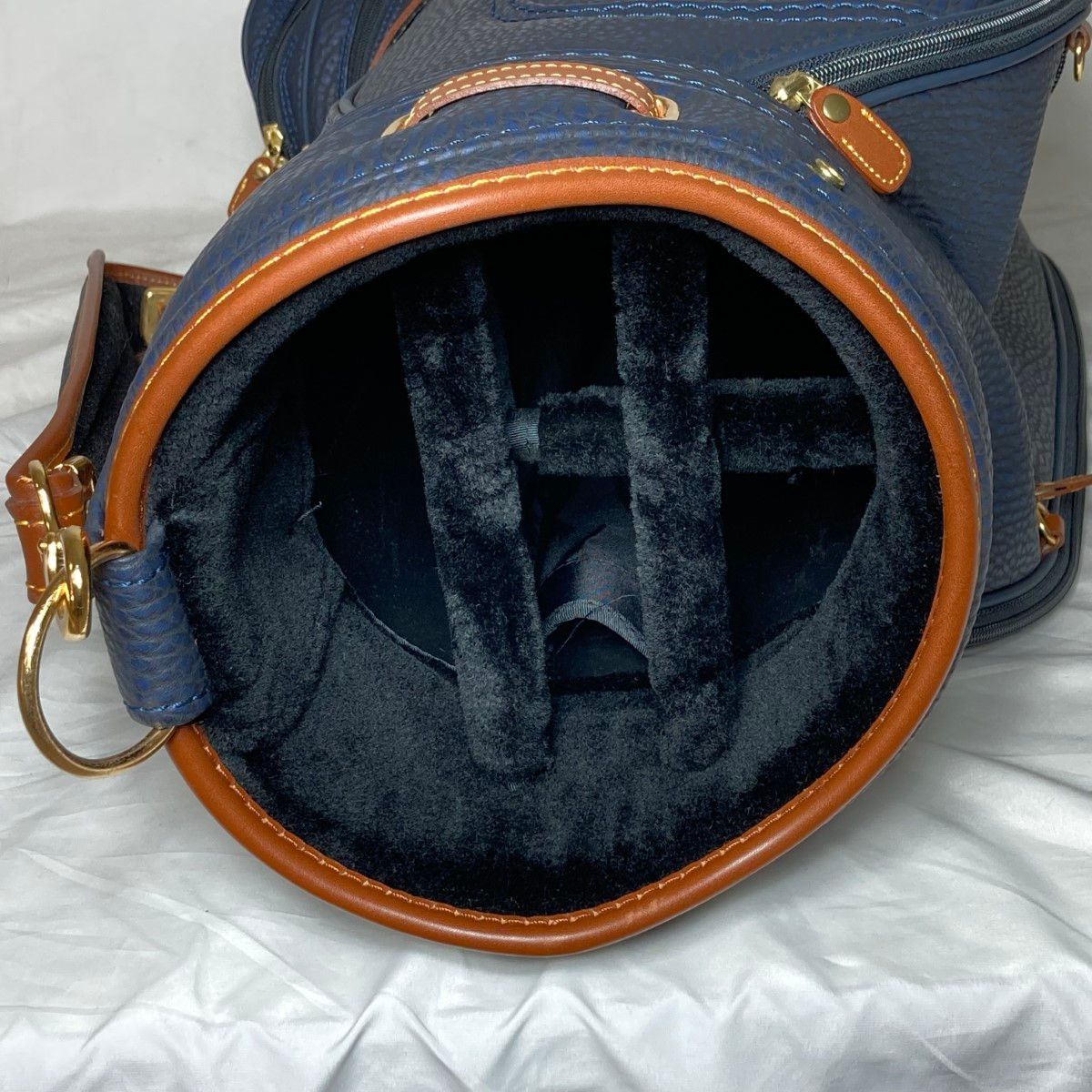 新品未使用】最高級 ホンマ 会津絵 カート式 キャディバッグ ホワイト