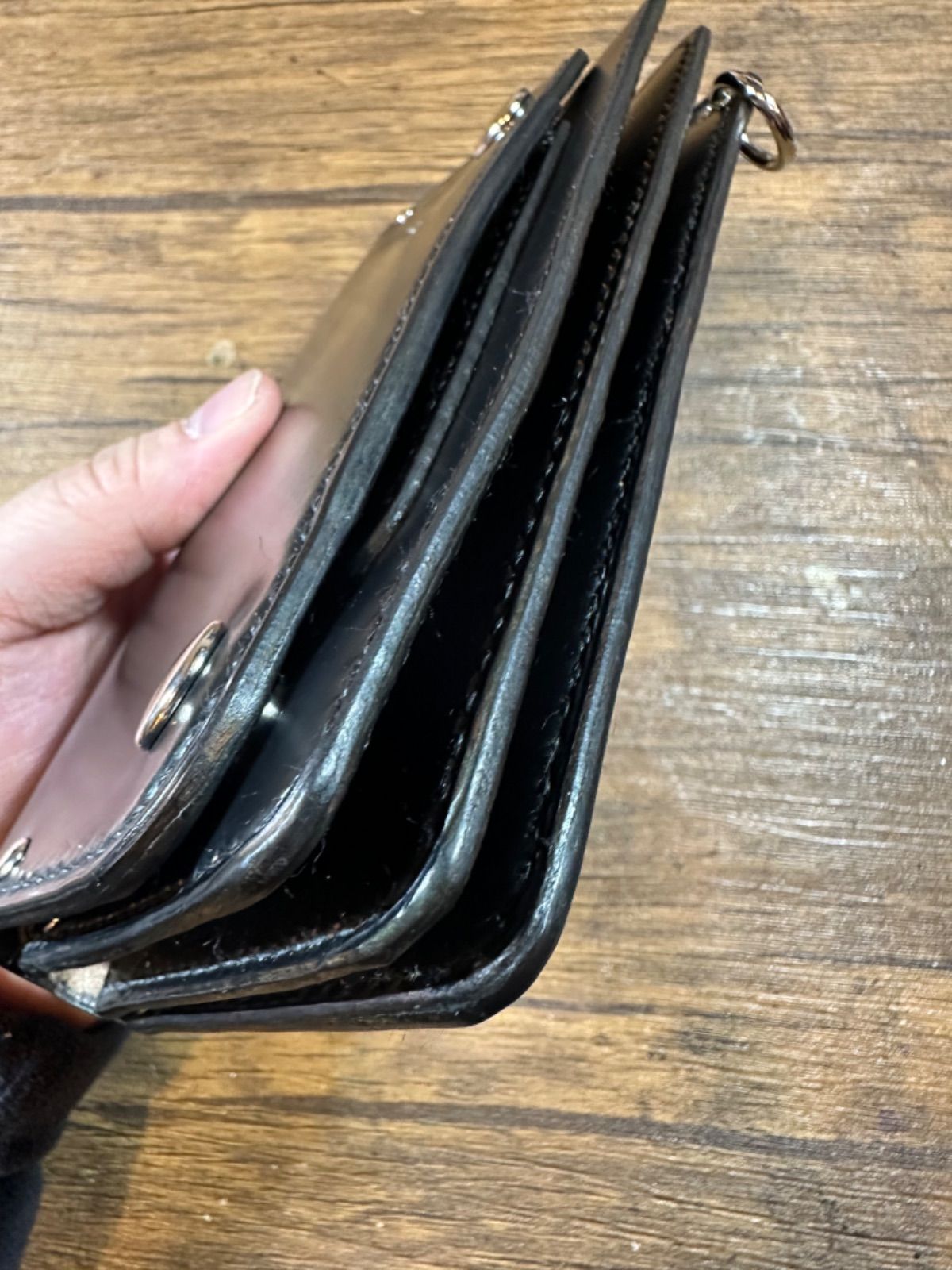 EIKI　シェルコードバン　トラッカーウォレット3層 EIKI シェルコードバン トラッカーウォレット3層 EIKI様専用