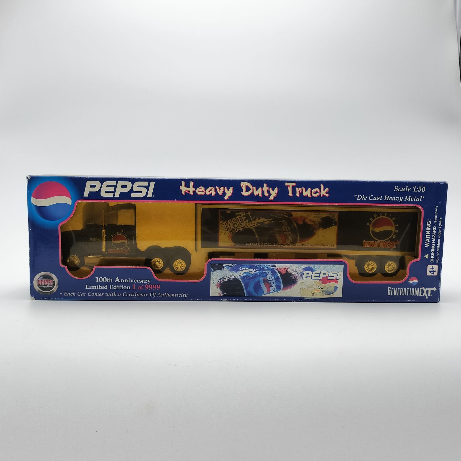 未使用】ペプシ PEPSI トレーラー ダイキャスト製 43cm ミニカー