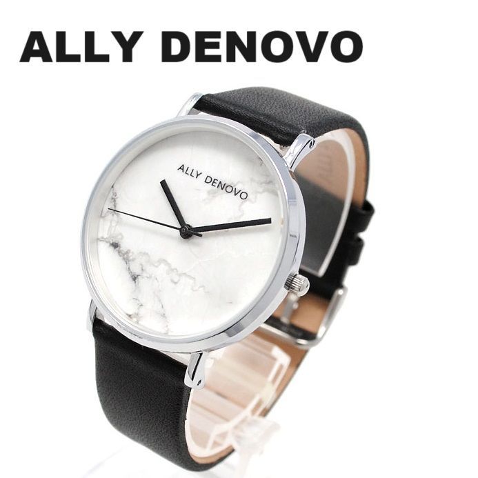 ALLY DENOVO アリーデノヴォ AF5005.1 CARRARA MARBLE 腕時計 36mm ユニセックス - メルカリ