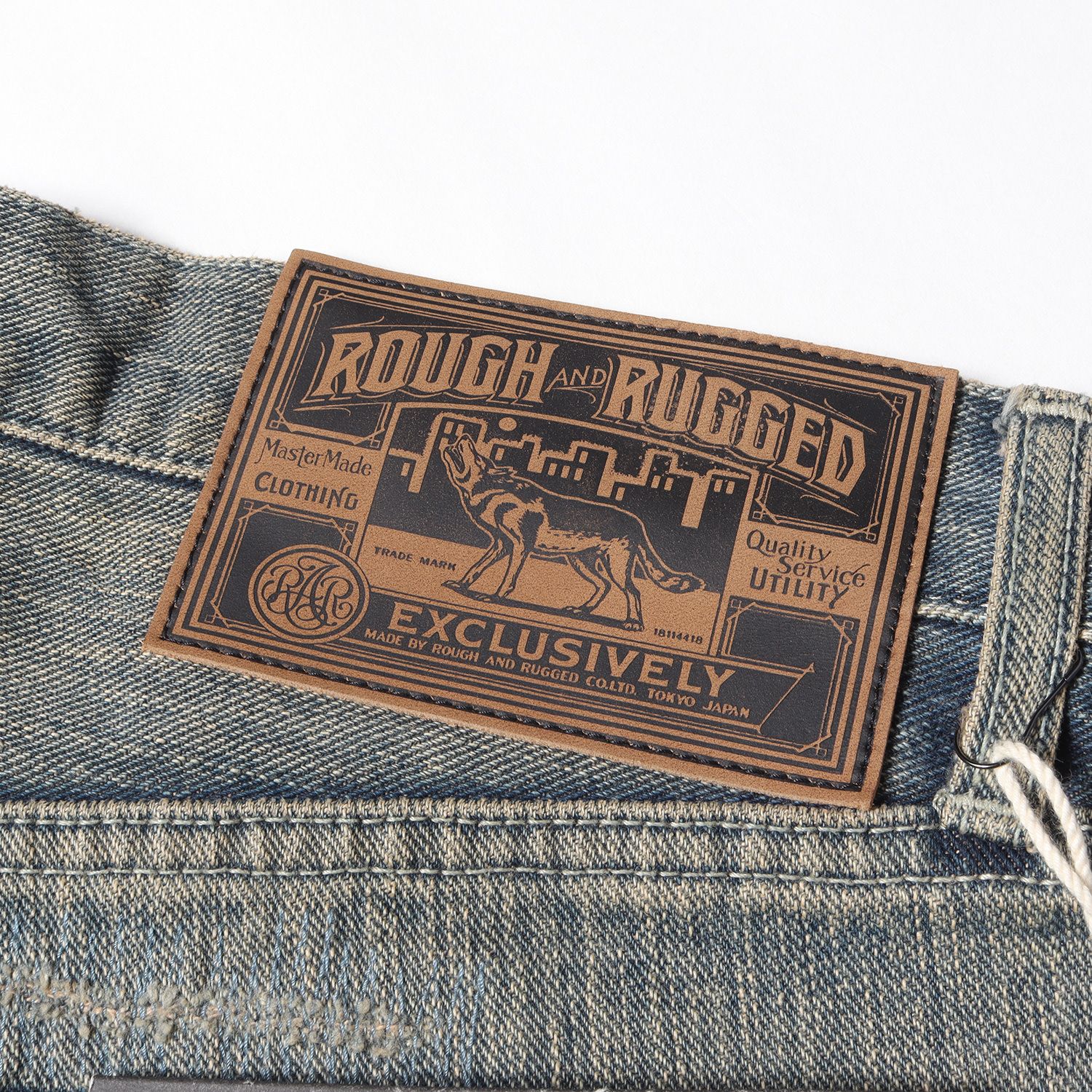 新品 ROUGH AND RUGGED ラフアンドラゲッド デニムパンツ サイズ:M 