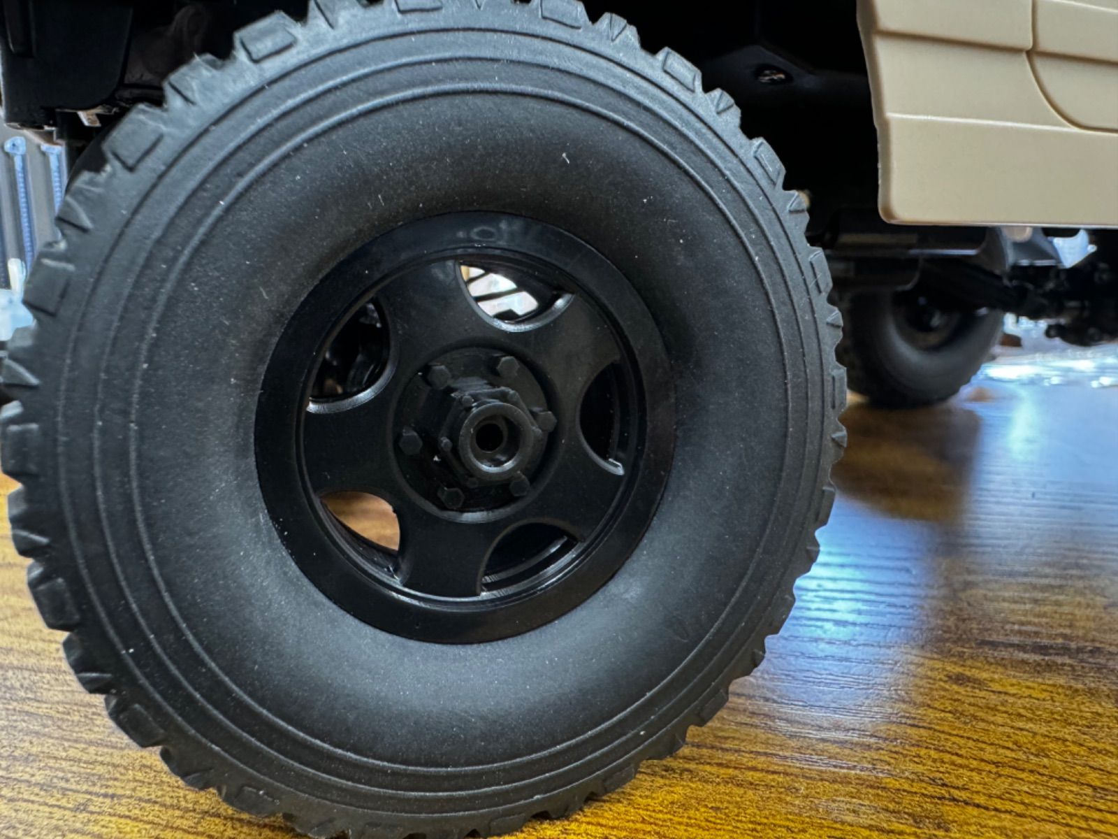 WPL C74-1 ジムニー 全塗装 大口径金属製ホイール、タイヤ、おまけ付