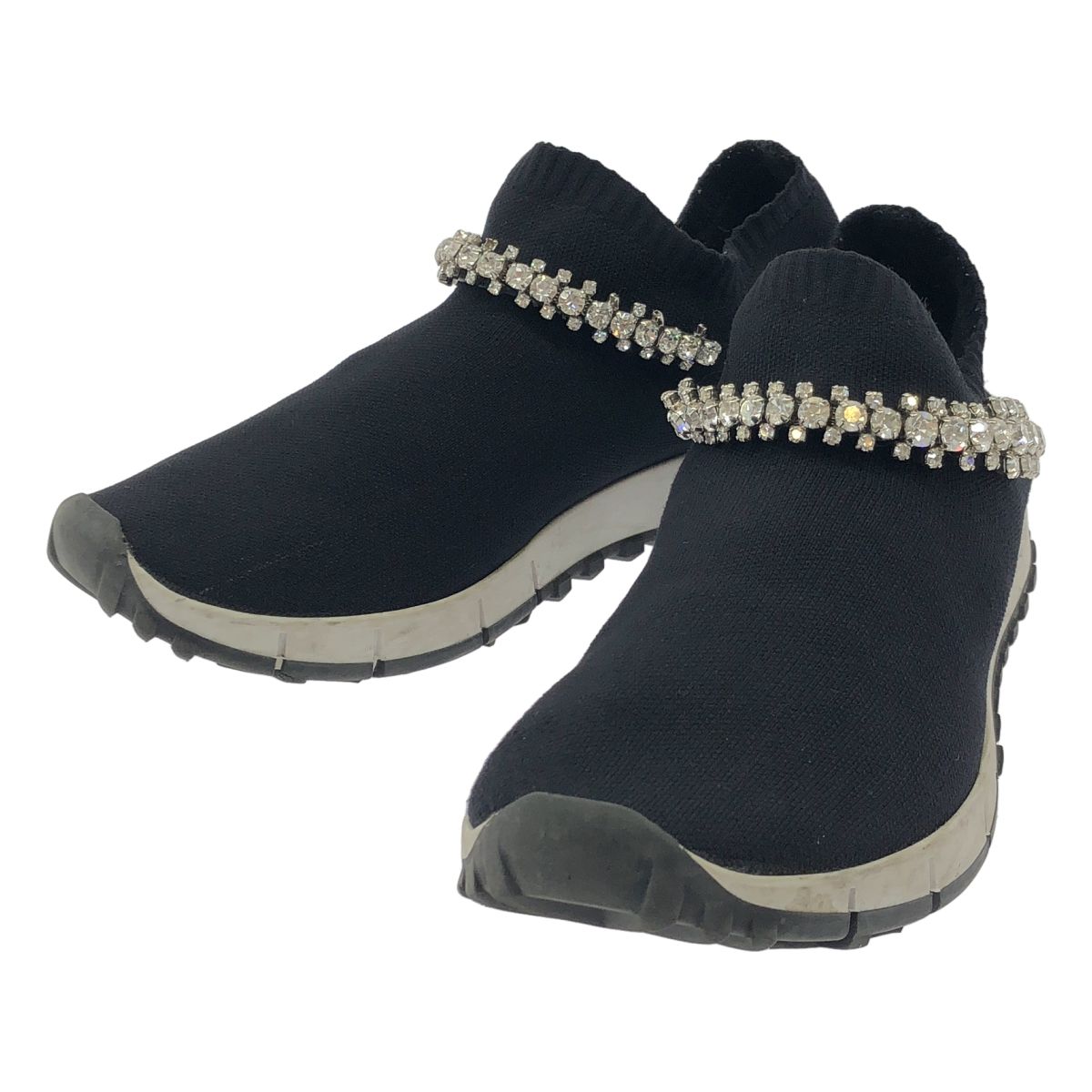 JIMMY CHOO ジミー チュウ VERONA CWK KSC クリスタル装飾ニット