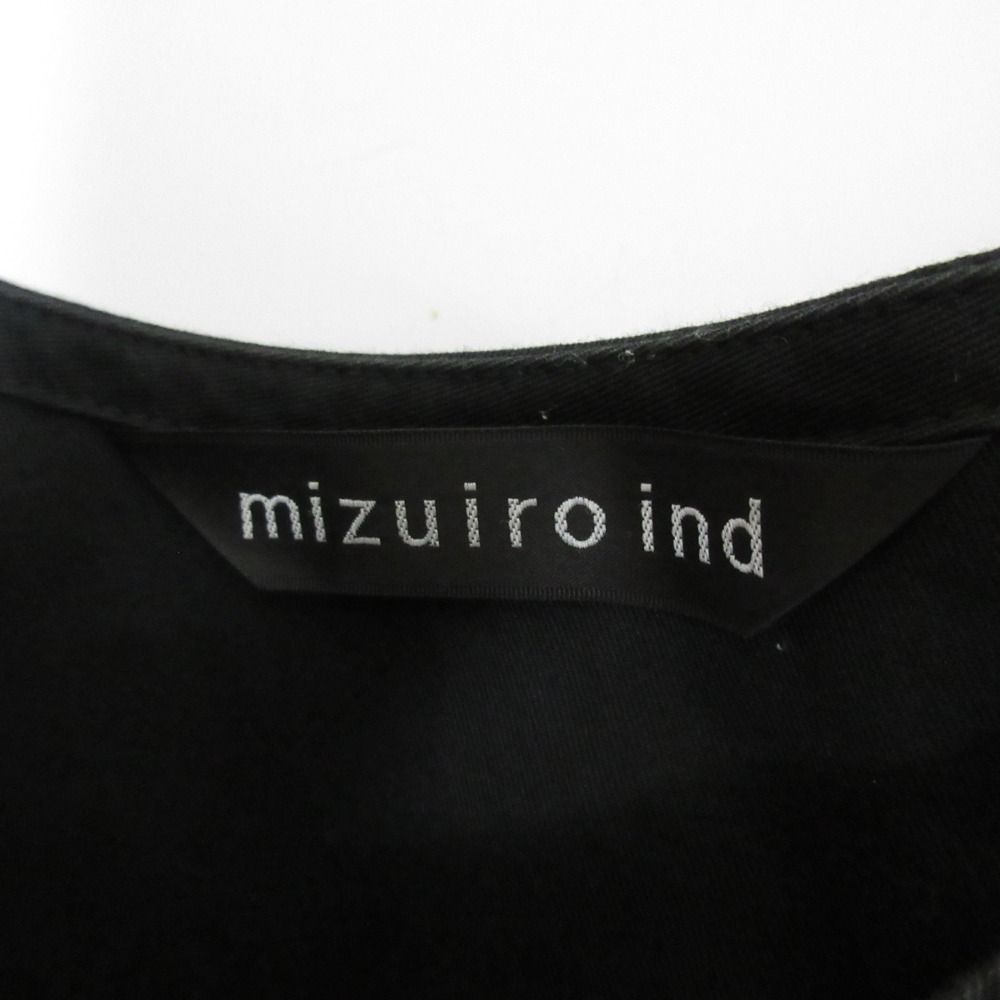 美品 mizuiro ind ミズイロインド ドルマンスリーブ コクーン