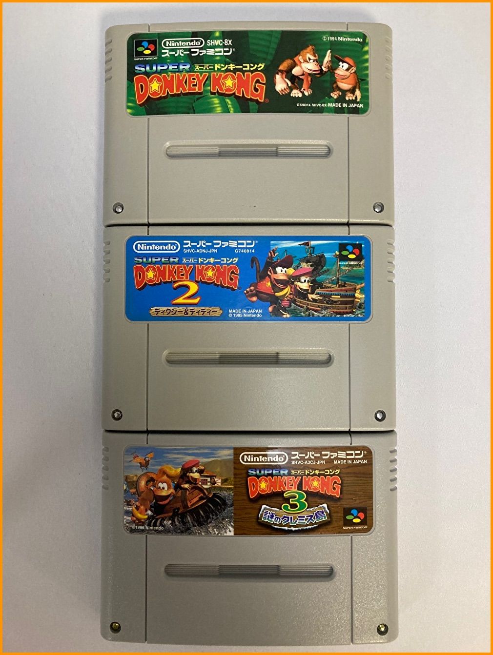 【中古】スーパードンキーコング3本セット②