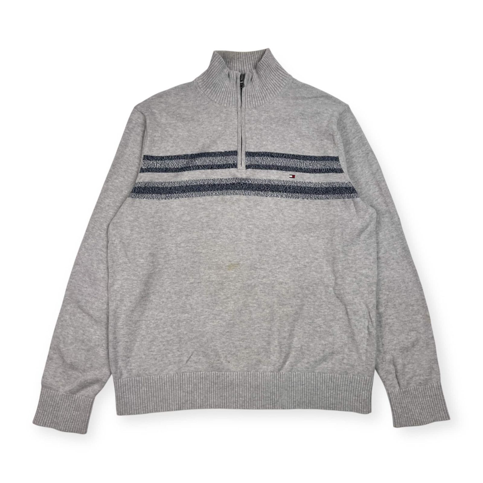 TOMMY HILFIGER トミーヒルフィガー ハーフジップ プルオーバー ニット