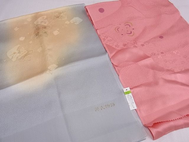 平和屋-こころ店■和装小物 上質な帯揚げ10枚セット 手描き 絞り 中国三大刺繍 汕頭刺繍 スワトウ刺繍 寿光織 金糸 逸品 未使用3kk2111