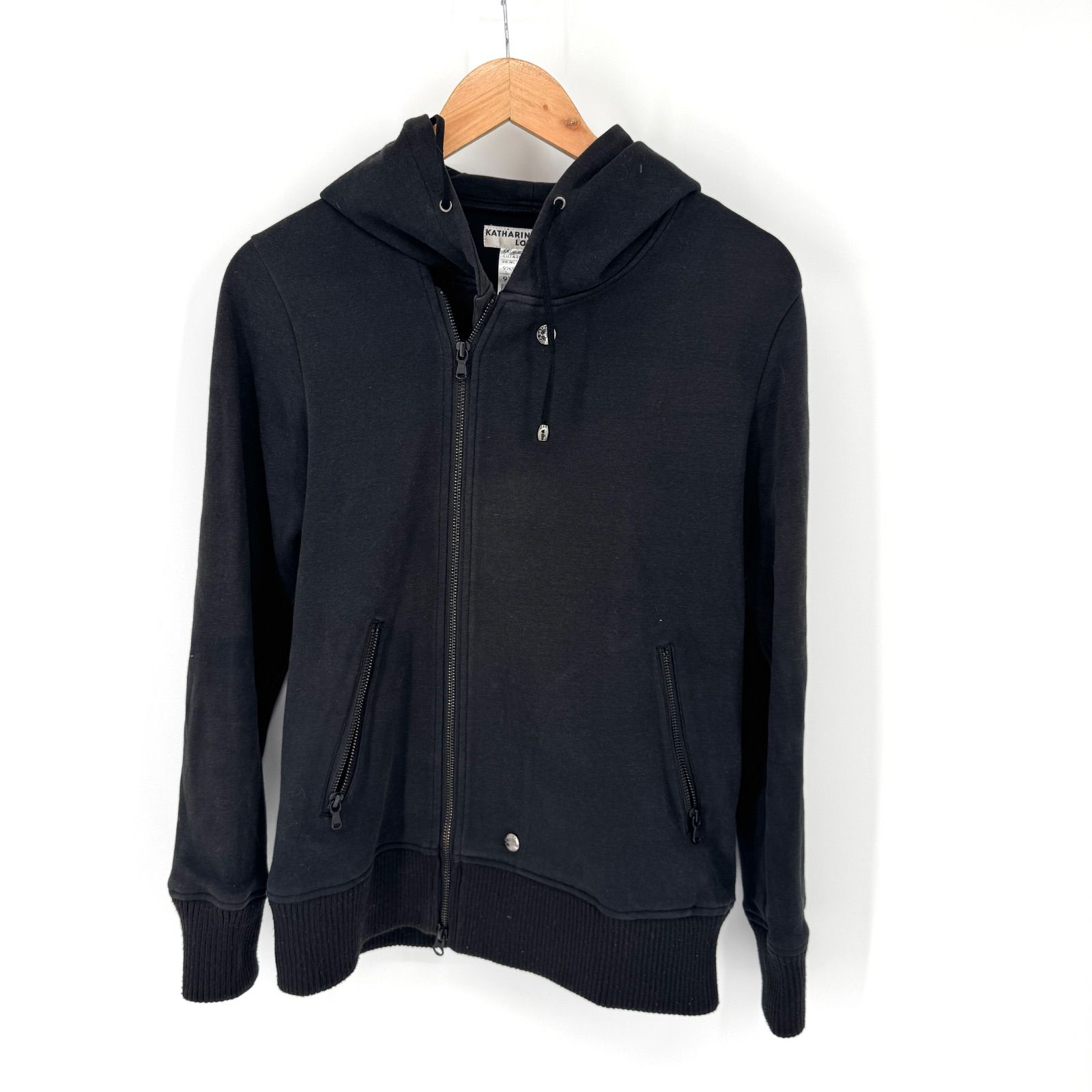 Katharine Hamnett London ジップパーカー ジップアップ M キャサリン 