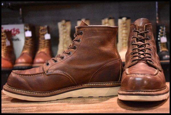 8.5D 良品 13年】レッドウィング 1907 アイリッシュセッター 茶 カッパー ラフ＆タフ モックトゥ ブーツ redwing  HOPESMORE【EI098】 - メルカリ