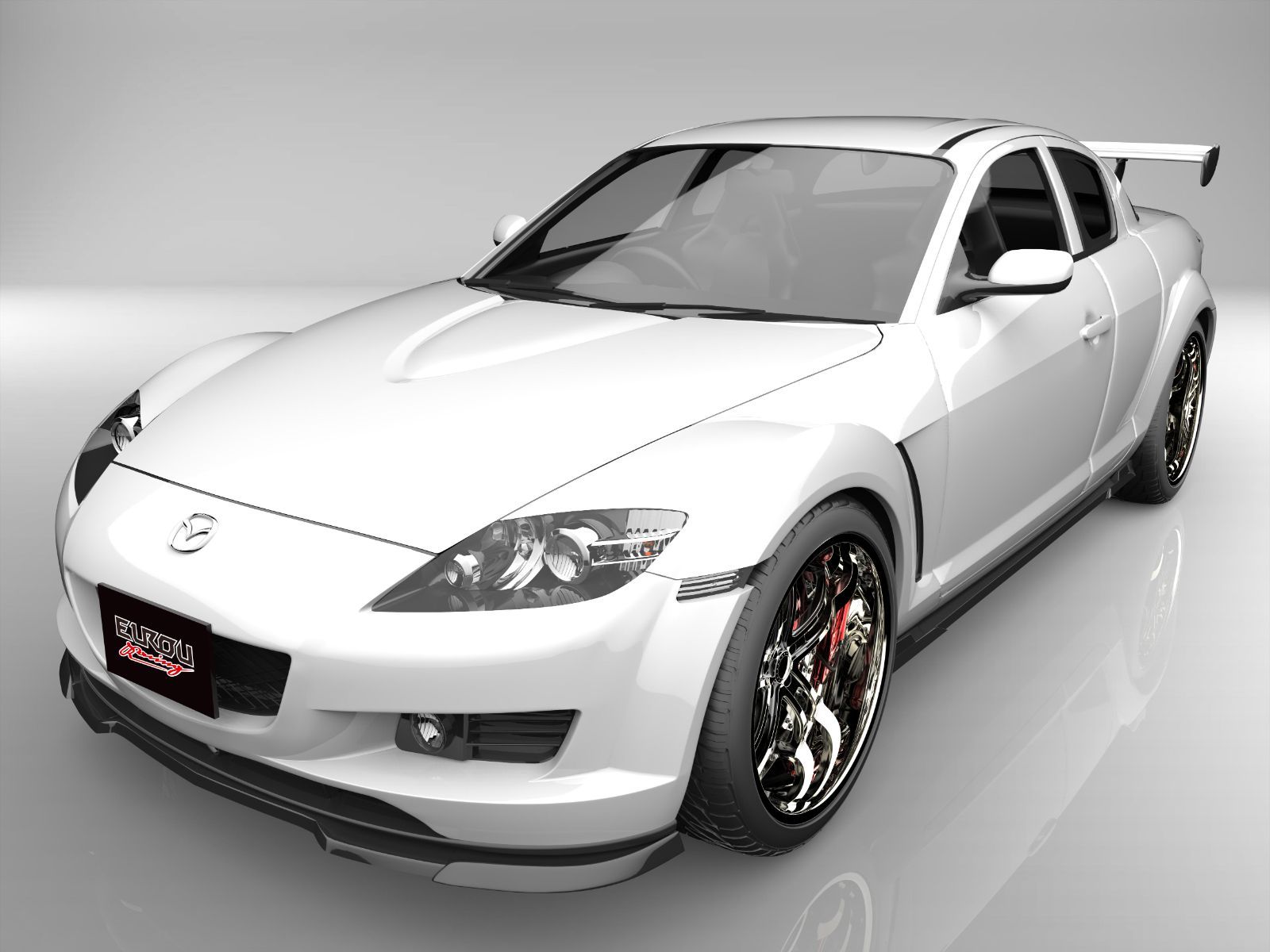 RX-8 マツダ RX-8 RX8 SE3P 前期 純正 フロントバンパー F151-50031 