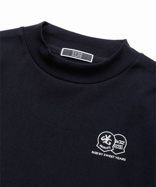 お取り寄せ SY32 by SWEET YEARS シャツ 長袖 モックネック 無地