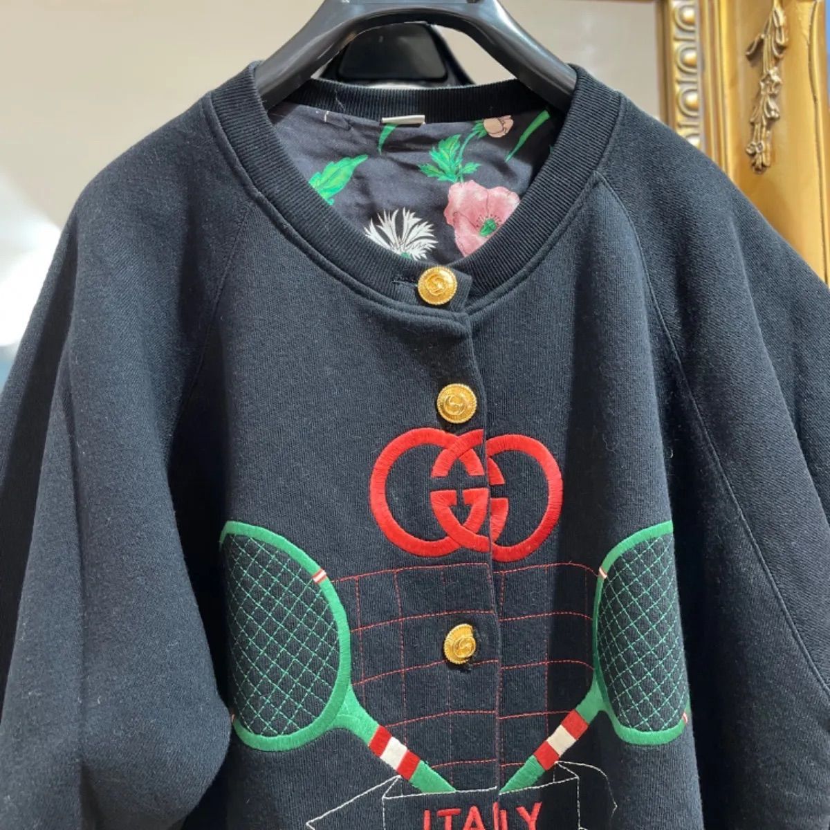 極美品】GUCCI グッチ テニス スウェット リバーシブルジャケット XS 