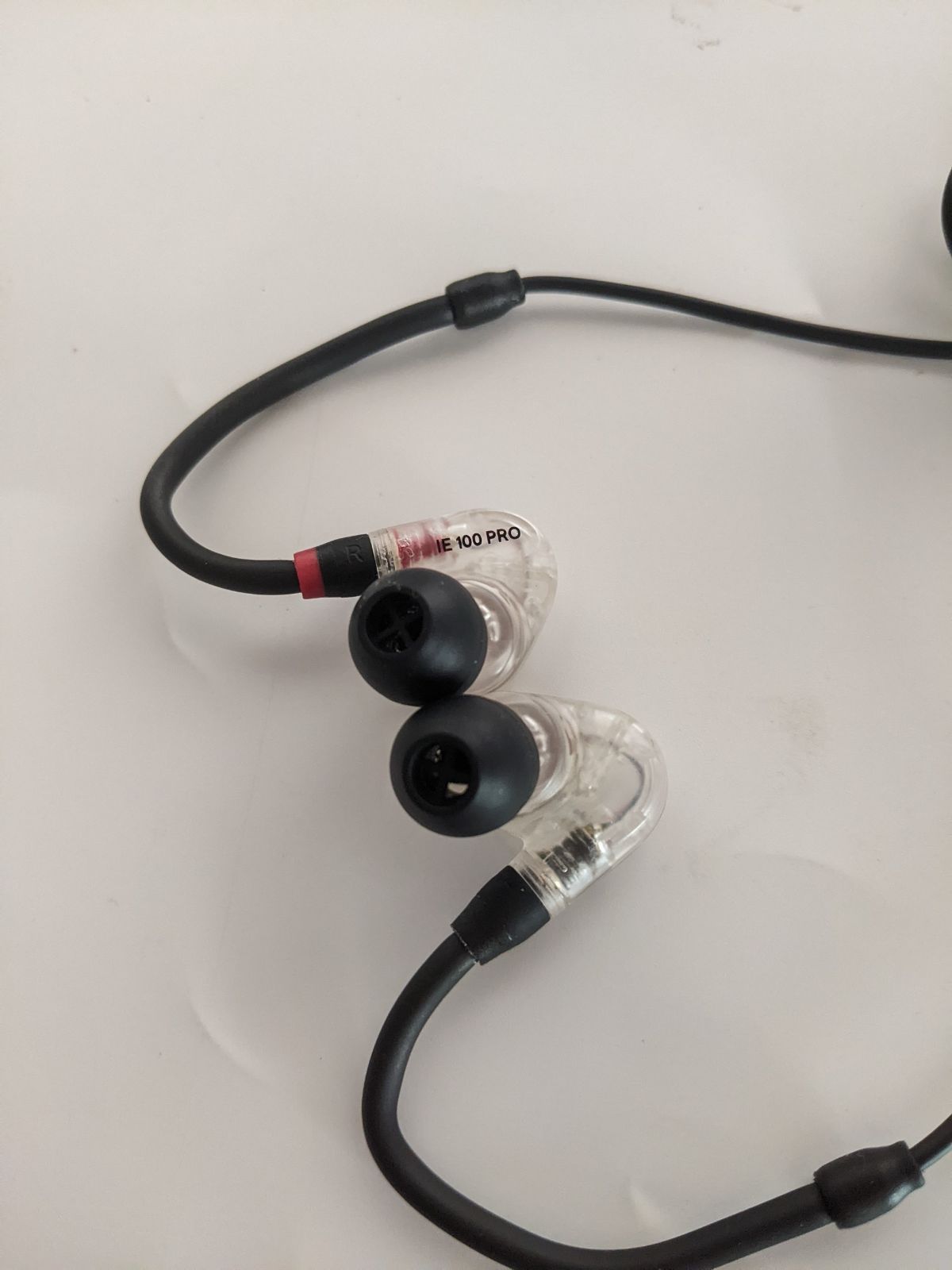 ジャンク品/ワイヤー部分の折れ】Sennheiser IE 100 PRO クリア