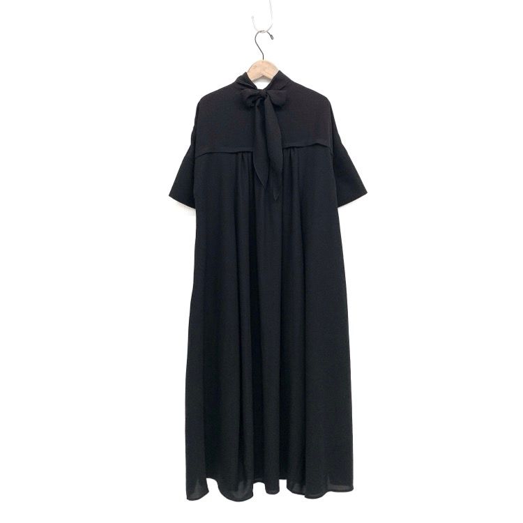 ENFOLD エンフォルド PEライトジョーゼット スカーフ NECK DRESS 