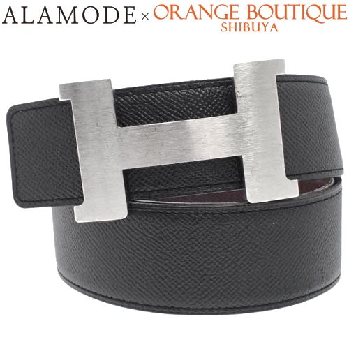 HERMES(エルメス) リバーシブル コンスタンスベルト ブラック黒 ダーク