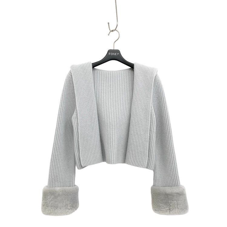 フォクシー ニットジャケット ハミング ヌートリア カシミヤ フォクシー ニットジャケット ハミング ヌートリア カシミヤ